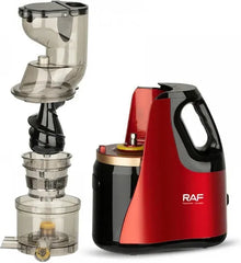 Storcător de Fructe și Legume prin Presare la Rece, 150W, Sistem Slow Juicer, Recipient Suc și Pulpă