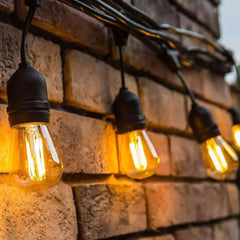 Ghirlandă Luminoasă Exterior 10m cu 10 Becuri LED E27 pentru Terasă și Grădină - imagine 2