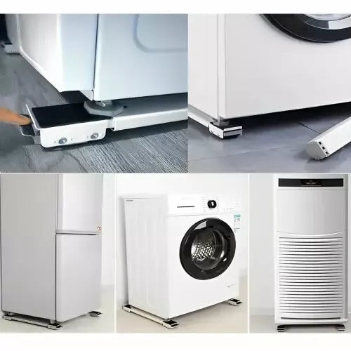 Set 2 Suporturi cu Roți pentru Mutarea Mobilei și Electrocasnicelor, Lungime Reglabilă, Capacitate Mare de Încărcare - imagine 2
