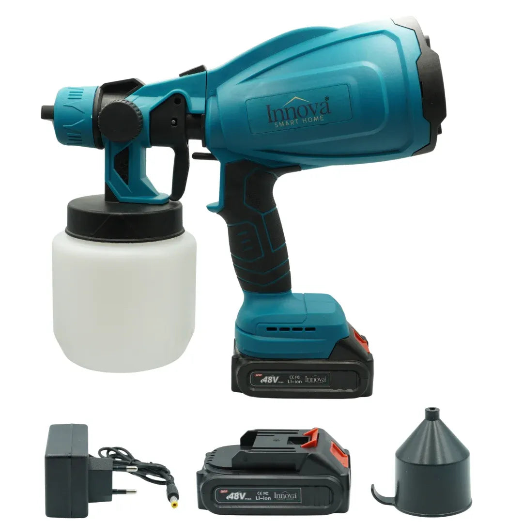 Pistol pentru Vopsit Profesional Fără Fir 48V, 210W – Rezervor 800 ml