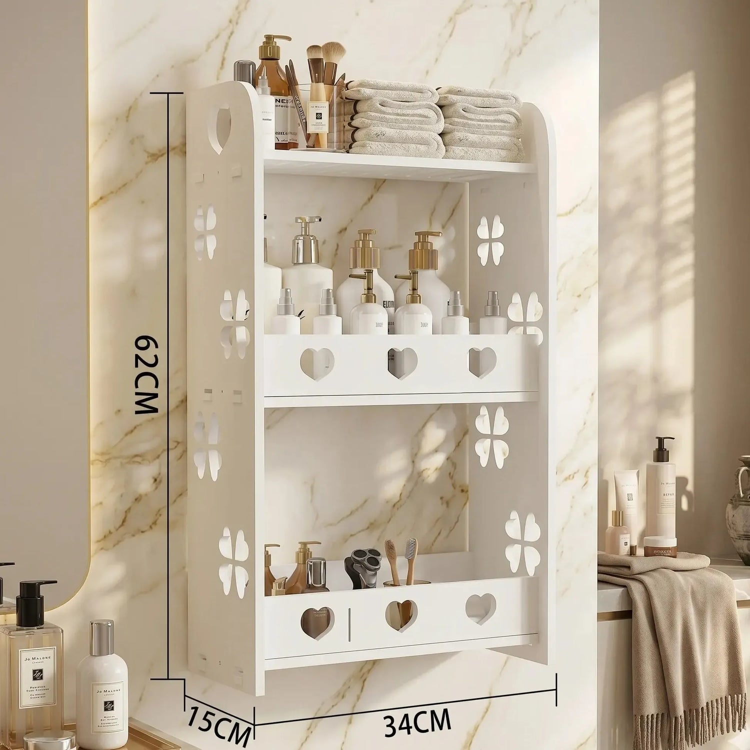 Organizator pentru Cosmetice și Accesorii 62x15x34 cm - imagine 4