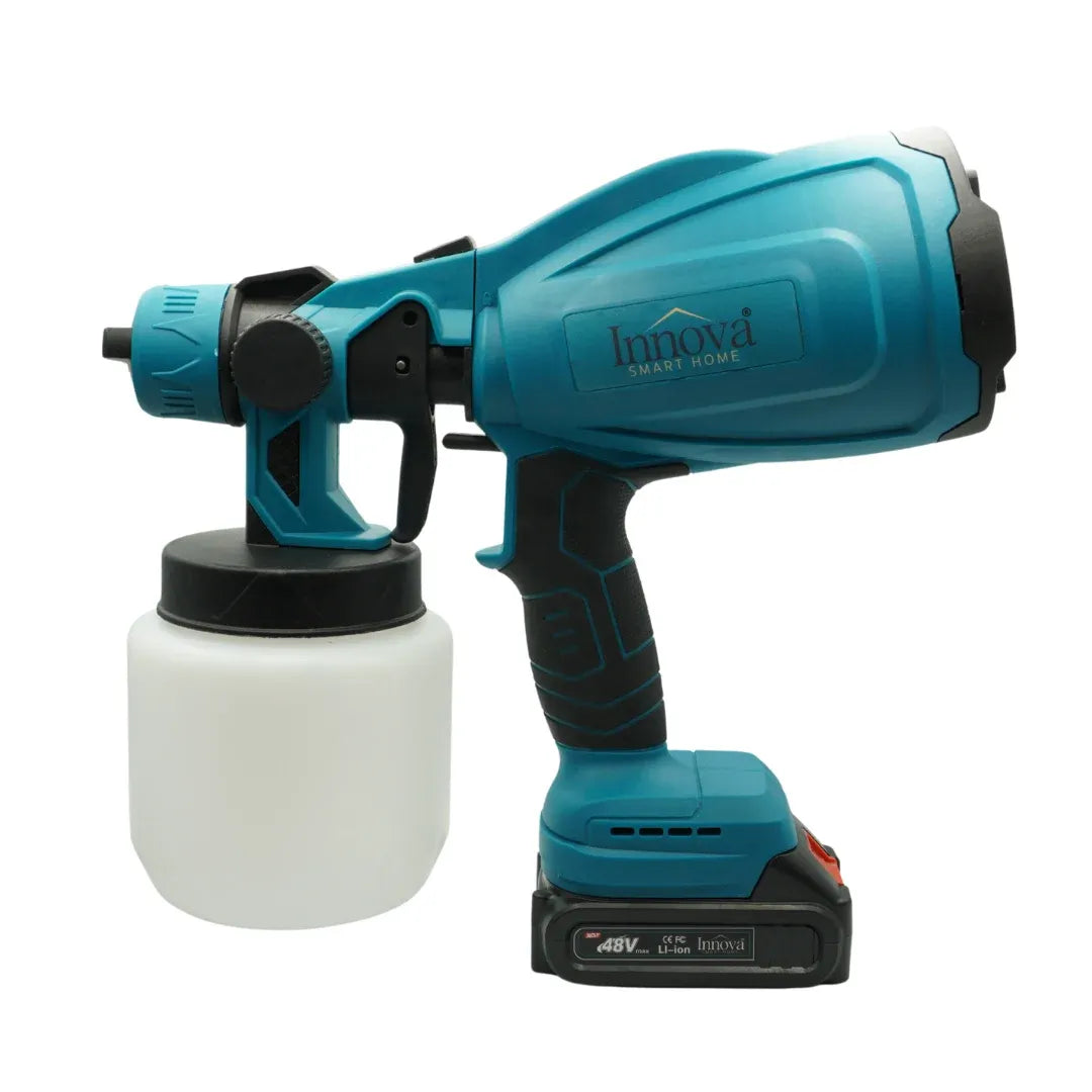 Pistol pentru Vopsit Profesional Fără Fir 48V, 210W – Rezervor 800 ml - imagine 5