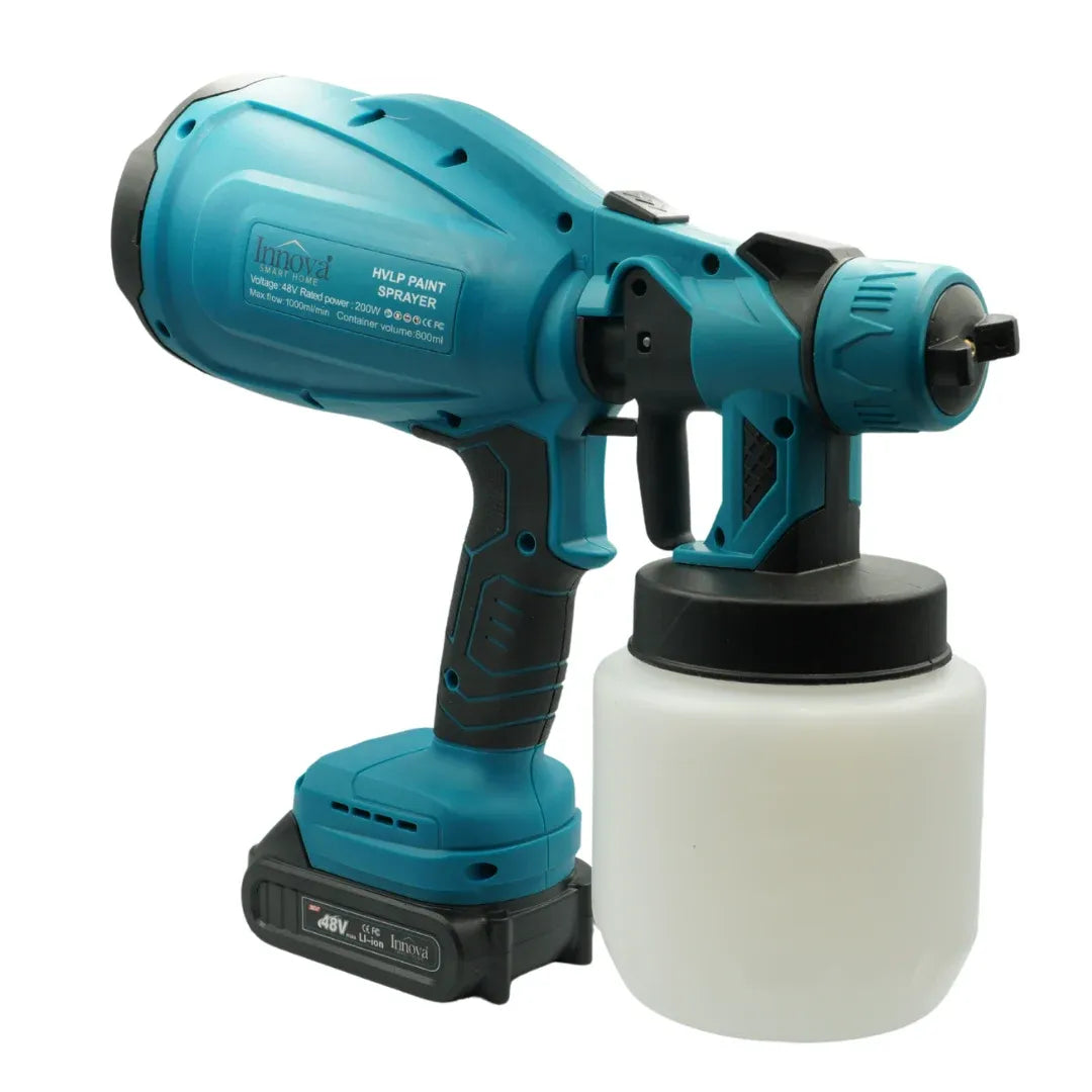 Pistol pentru Vopsit Profesional Fără Fir 48V, 210W – Rezervor 800 ml - imagine 6