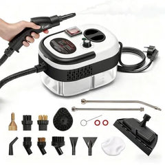 Aparat de Curățat cu Abur, 2500W, Rezervor 1L, 14 Accesorii, Presiune Înaltă,