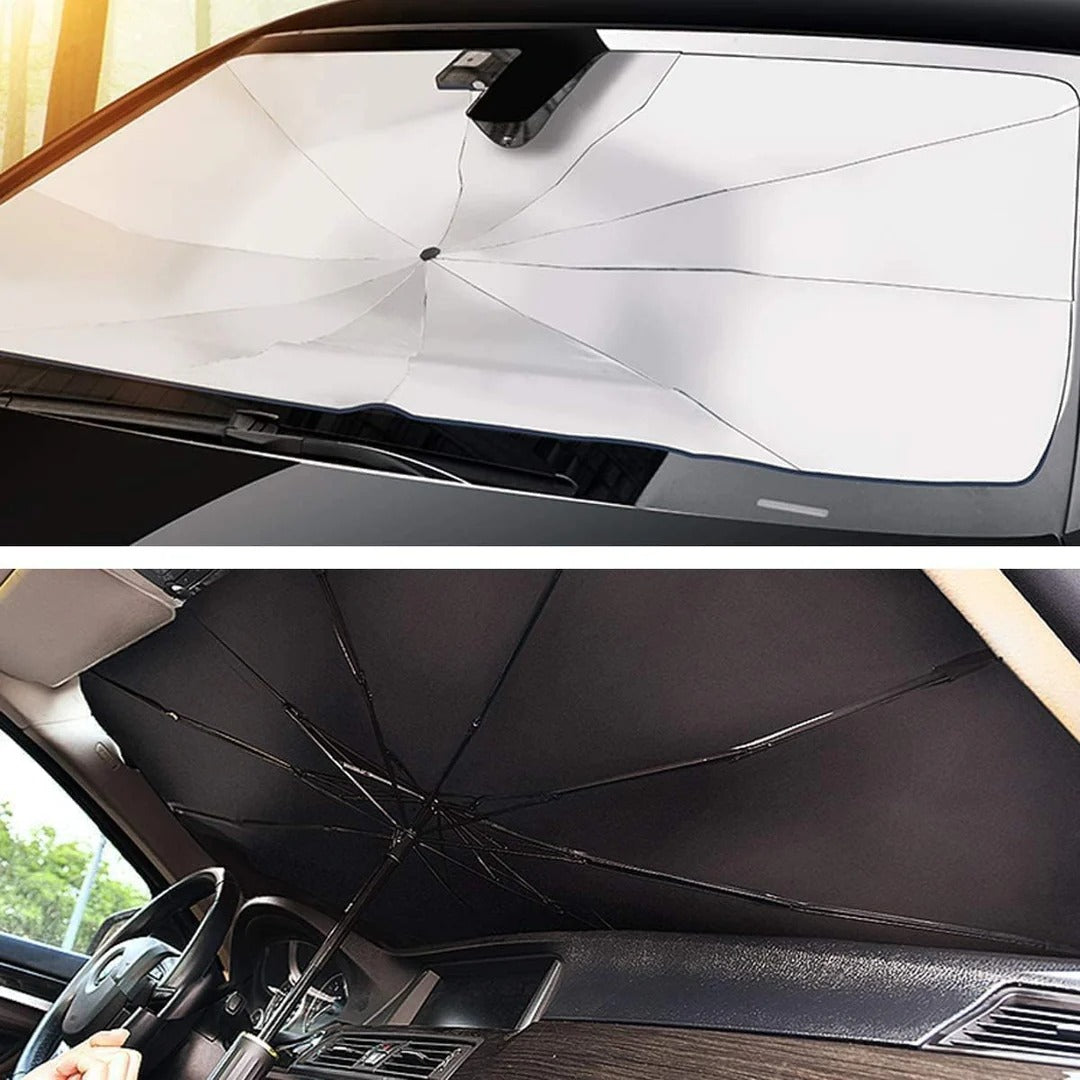 Umbrelă Parasolar pentru Parbriz Auto cu Protecție UV - imagine 4