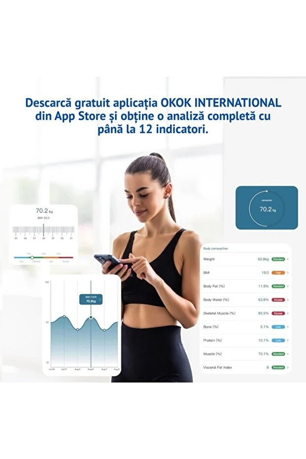 Cantar corporal inteligent pentru analiza completa a compozitiei corporale - imagine 2