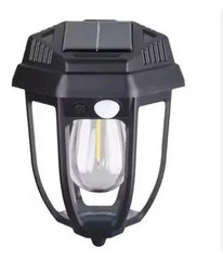 Lampă Solară 2-în-1 Stil Retro cu Țăruș pentru Grădină - imagine 4