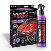 Kit Întreținere Auto 3 în 1 – Ceară Lichidă Shine Armor 236 ml + Lavetă Microfibră