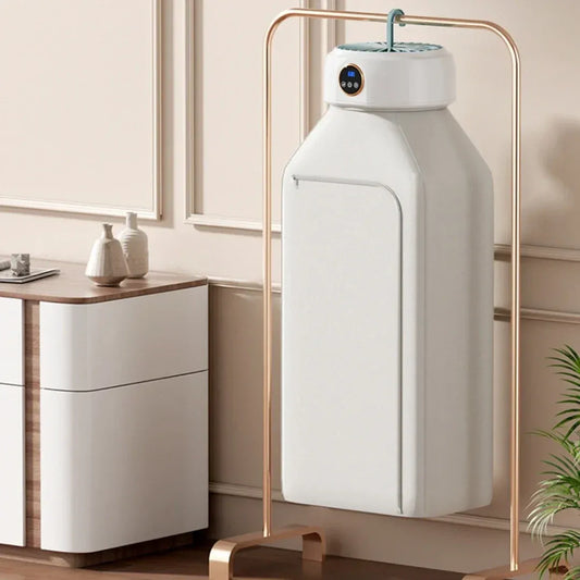 Uscător de Haine Pliabil cu Sac Inclus, 10 kg, Uscare Rapidă 360°