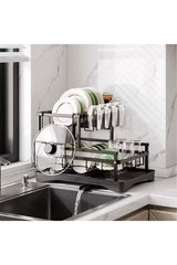 Scurgator de vase cu 2 nivele, multifunctional pentru bucatarie