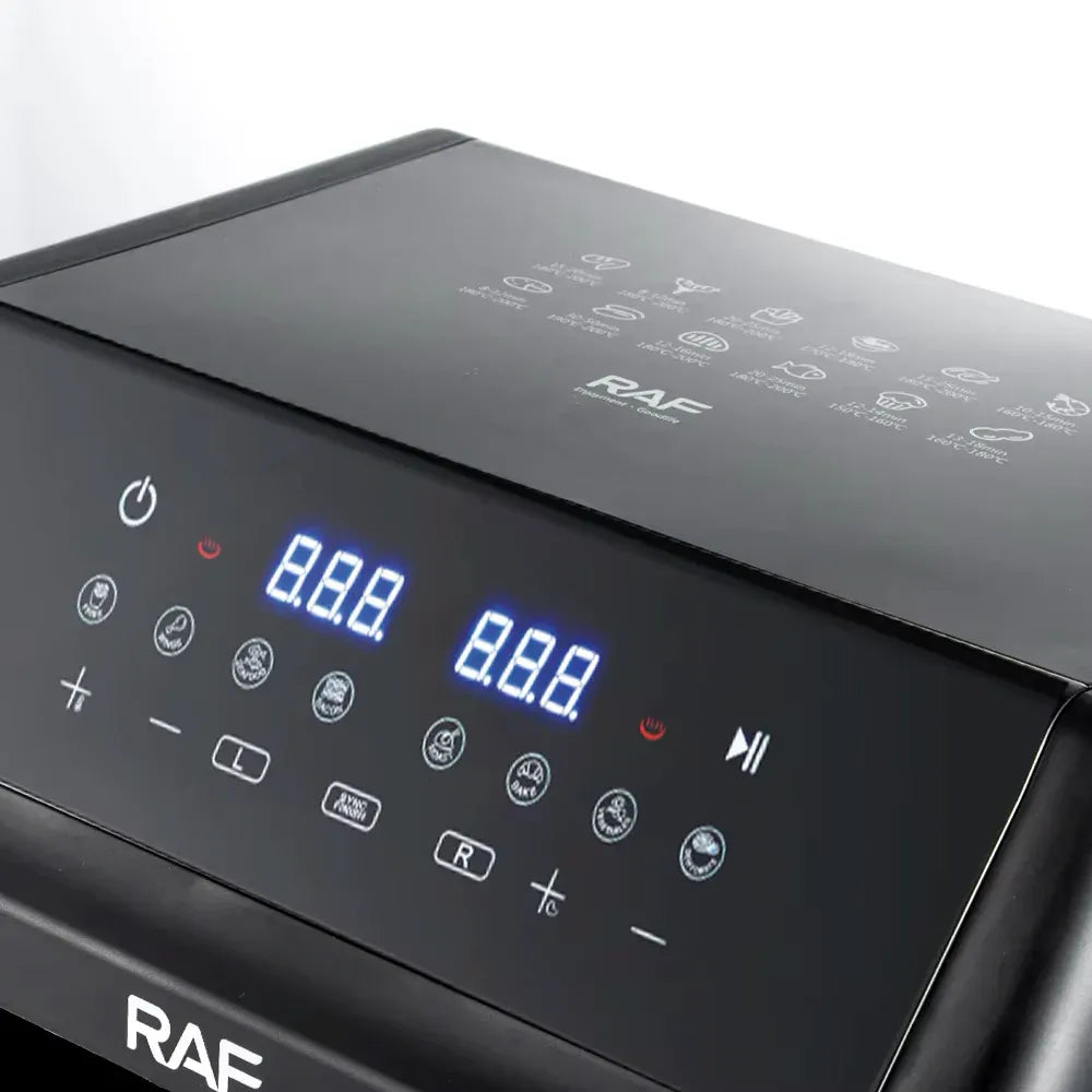 Friteuză cu Aer Cald Dual Zone 9L, 2800W, 2 Coșuri Independente 4.5L + 4.5L, Control Digital Touch - imagine 3