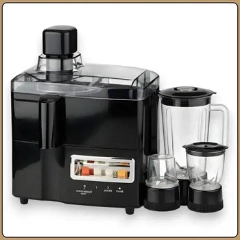 Robot de Bucătărie 4 în 1, 700W, Blender 1.25L, Storcător Fructe, Tocător și Râșniță