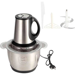 Tocator electric 1000W, 3L cu 4 lame din inox pentru carne, legume si alte alimente