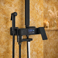 Coloană de Duș Premium cu Afișaj Digital LCD și 5 Funcții
