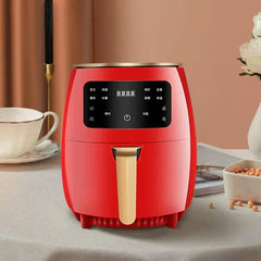 Friteuză cu Aer Cald 6L – 2400W, Touch LCD, Gătit Sănătos fără Ulei