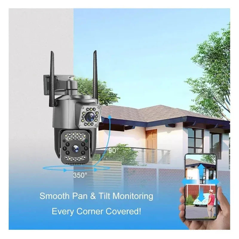 Cameră de Supraveghere Wi-Fi 8MP cu Lentilă Dublă Zoom 10X - imagine 2