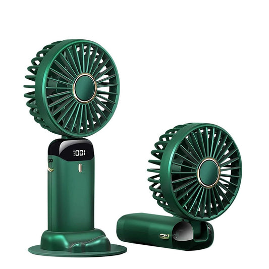 Ventilator portabil 3in1 cu 5 viteze si afisaj LED pentru racorire eficienta