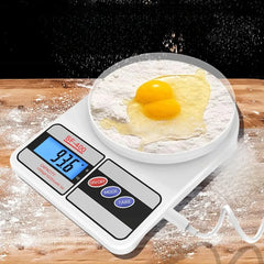 Cântar Digital de Bucătărie SF-400 cu Funcție Tara și Capacitate 10 kg
