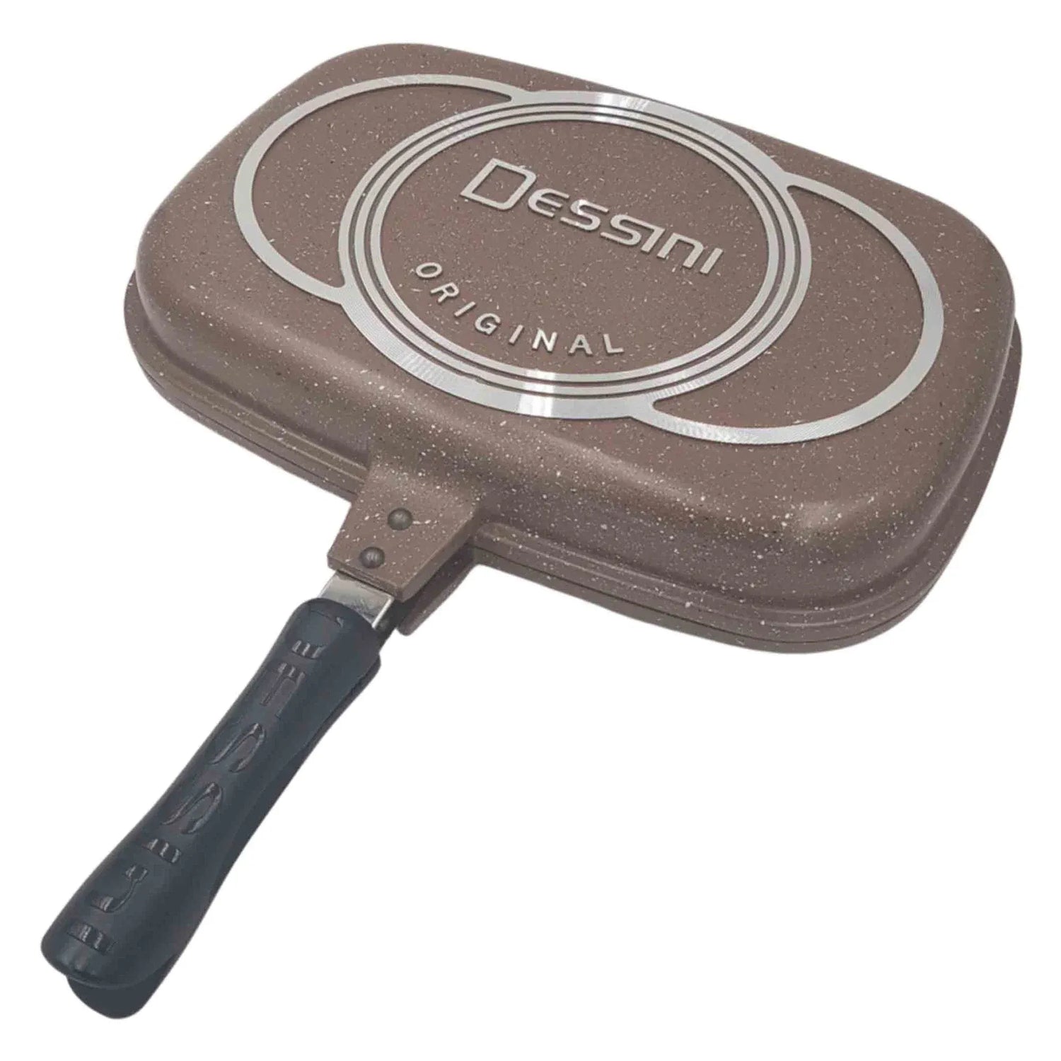Tigaie Dublă cu Interior Antiaderent, Garnitură din Silicon, 36 cm - imagine 6