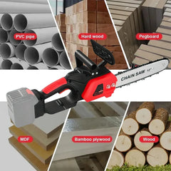 Drujbă cu Lanț 12 Inch, 48V, 2 Acumulatori Lithium, 1200W, 4800RPM - imagine 8