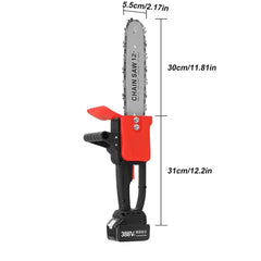 Drujbă cu Lanț 12 Inch, 48V, 2 Acumulatori Lithium, 1200W, 4800RPM - imagine 6