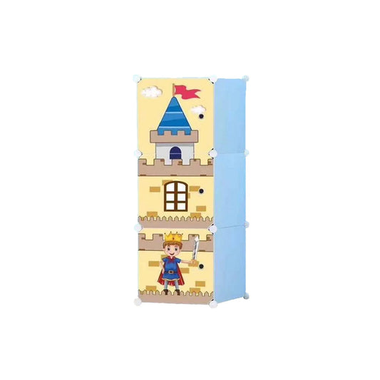 Dulap Modular din Plastic cu Schelet Metalic, Model Castle Style