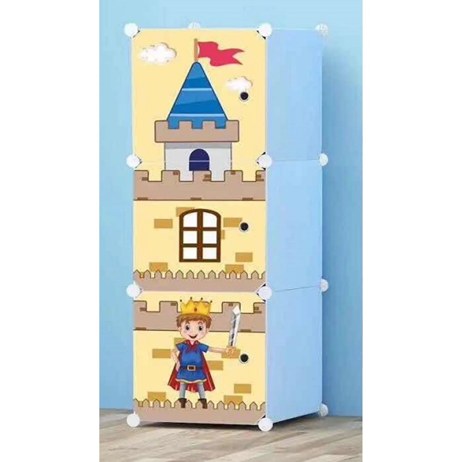 Dulap Modular din Plastic cu Schelet Metalic, Model Castle Style - imagine 3