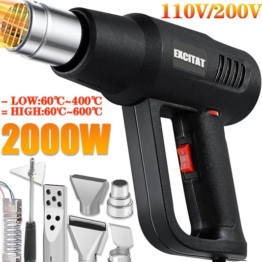 Pistol cu Aer Cald 2000W – Suflantă Aer Cald până la 600°C