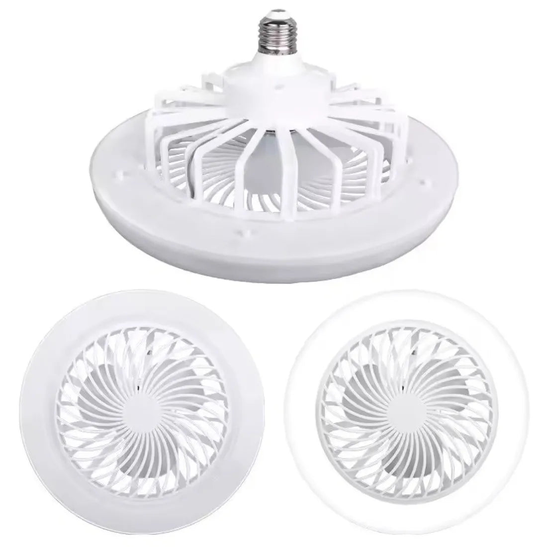 Ventilator de Tavan cu LED, Dulie E27, 30W, 3 Trepte de Viteză, Telecomandă Inclusă - imagine 4