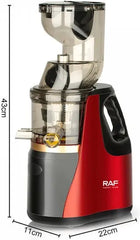 Storcător de Fructe și Legume prin Presare la Rece, 150W, Sistem Slow Juicer, Recipient Suc și Pulpă