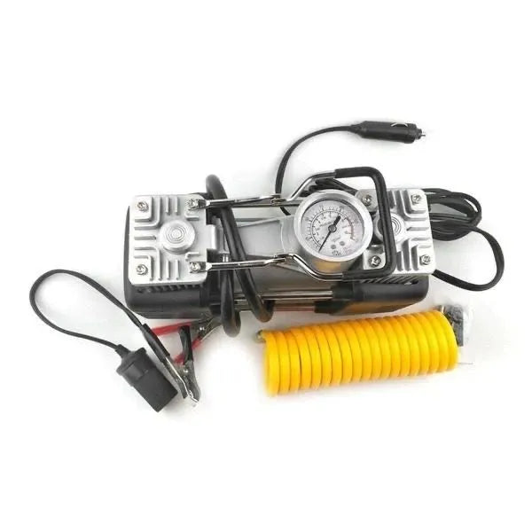 Compresor Auto 12V cu 2 Cilindri și 7 Accesorii Incluse - imagine 3