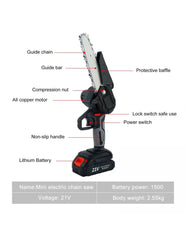 Mini Fierăstrău cu 2 Acumulatori 48V - Promagg.ro