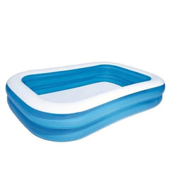 Piscina gonflabila 201 x 150 x 51 cm, 2 inele POMPA Electrica CADOU