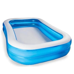 Piscina gonflabila 201 x 150 x 51 cm, 2 inele POMPA Electrica CADOU