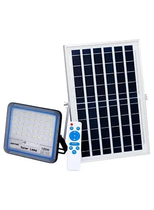 Proiector cu Panou Solar Jortan Blue 800W cu Senzor și Telecomandă - imagine 2