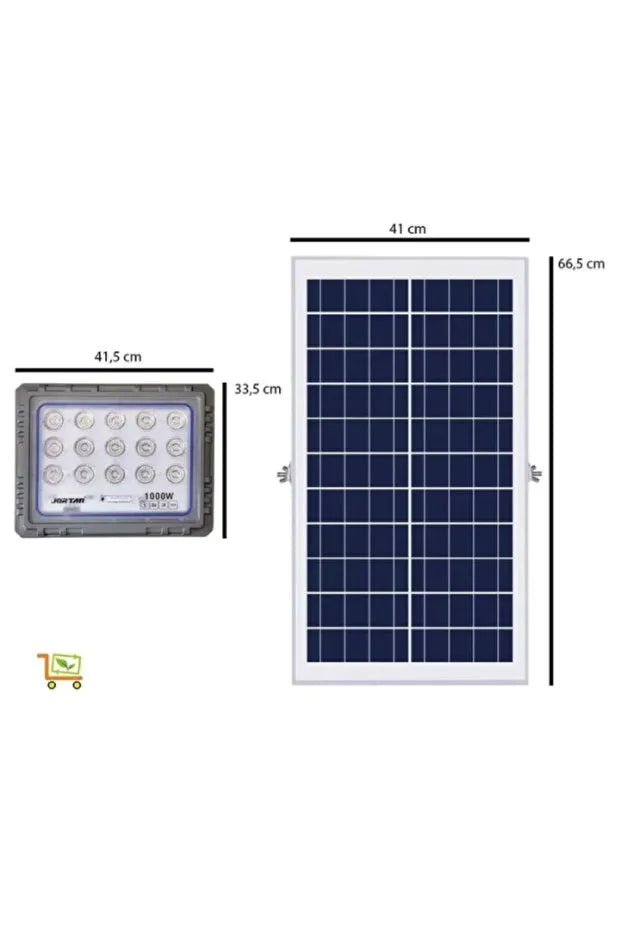 Proiector Solar LED 800W Honor cu Telecomandă și Control Automat al Luminii - imagine 2