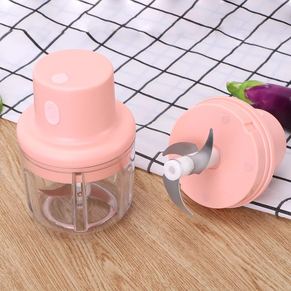 Mini Tocător Electric Portabil – 250ml, 45W, Încărcare USB