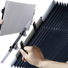 Parasolar Auto Retractabil Stil Acordeon