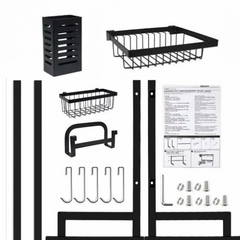 Scurgător Vase și Tacâmuri cu 2 Niveluri 65x32x52 cm