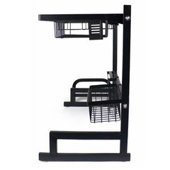 Scurgător Vase și Tacâmuri cu 2 Niveluri 65x32x52 cm