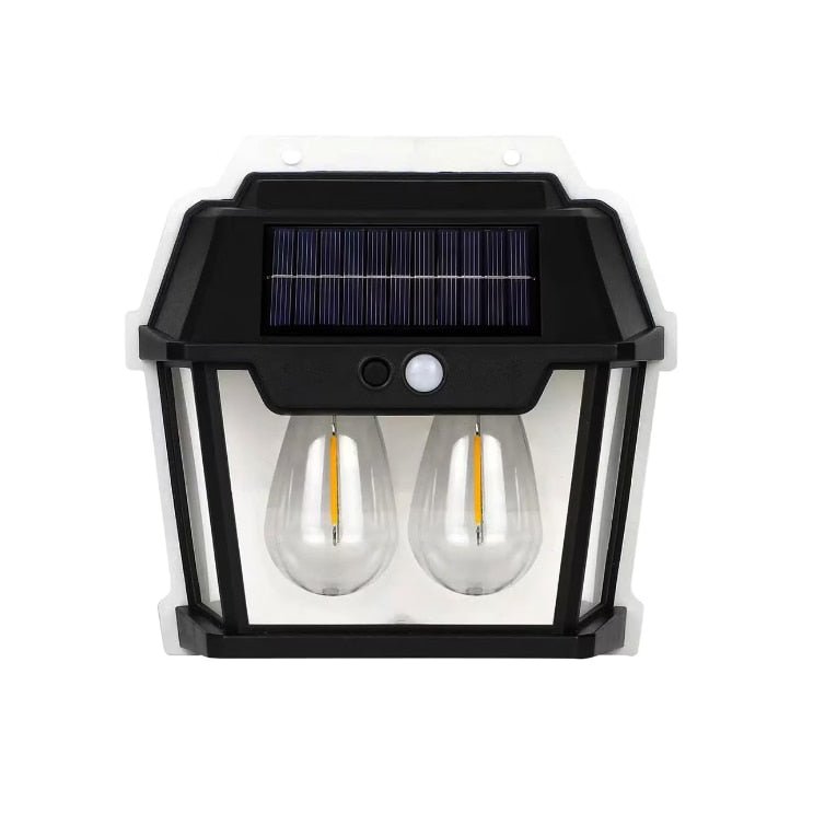 Set 3 Lampi Solare de Perete cu 2 Becuri Tip Clasic LED cu Senzor de Mișcare - Promagg.ro