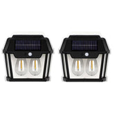Set 3 Lampi Solare de Perete cu 2 Becuri Tip Clasic LED cu Senzor de Mișcare - Promagg.ro