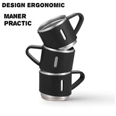 Termos de voiaj cu design compact - ideal pentru muncă, ciclism, drumeții și călătorii