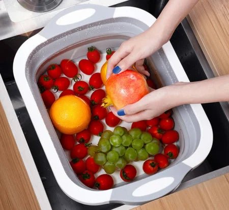 Tocator 3 in 1 multifunctional, pliabil, scurgator, uscator pentru alimente - Promagg.ro