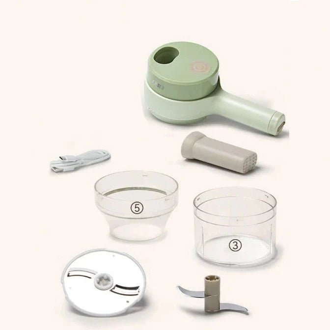 Tocator si maruntitor electric pentru alimente si legume 4 in 1 - Promagg.ro