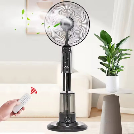 Ventilator cu Pulverizare Apă pentru Răcire și Confort