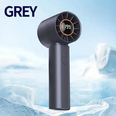 Ventilator portabil turbo fara elice cu afisaj LED si incarcare Type-C
