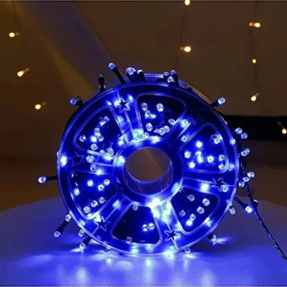 Instalație Rolă de Crăciun 100m cu 500 LED-uri Diamant – Pentru Exterior și Interior