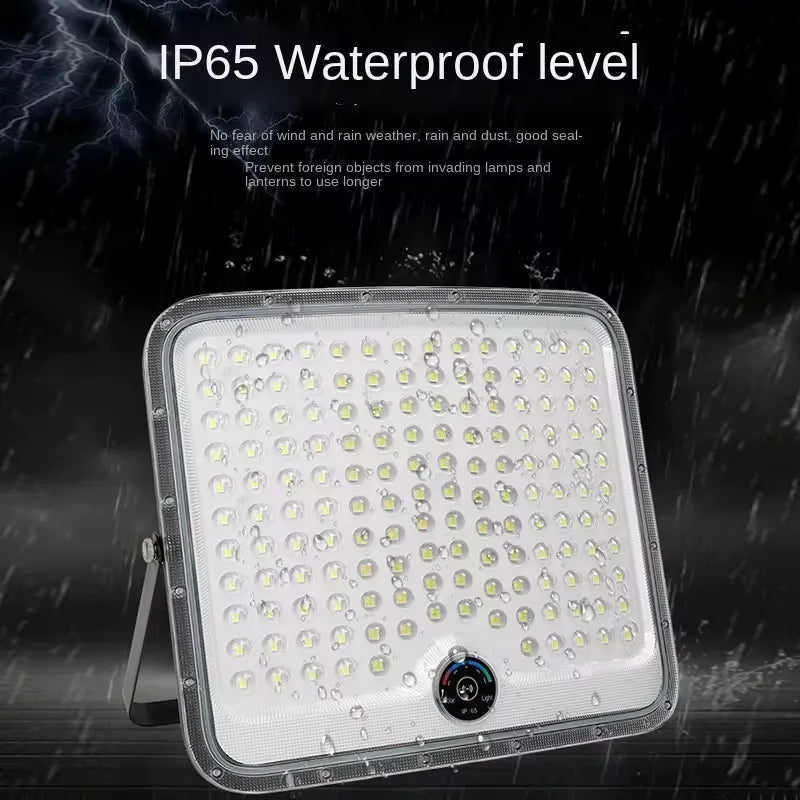 Proiector Solar LED Exterior cu Panou Separat – IP65, Senzor Mișcare - imagine 3
