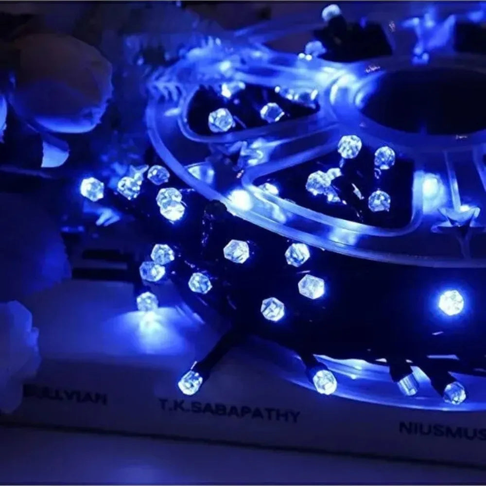 Instalație Rolă de Crăciun 100m cu 500 LED-uri Diamant – Pentru Exterior și Interior